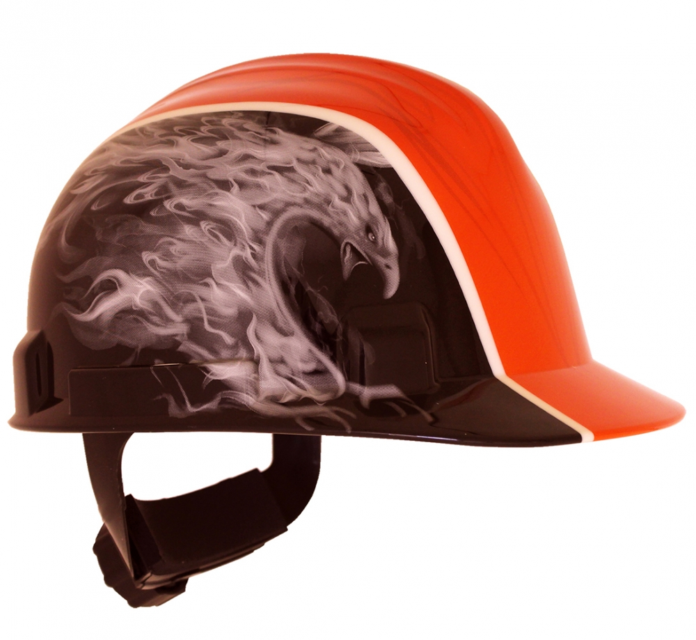 3Tech Hi-Vis Orange Flame Hard Hat
